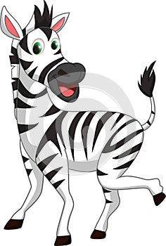 Cute zebra cartoon