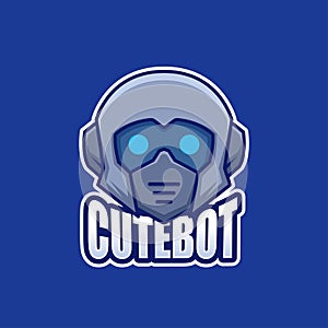 Cutebot Cartoon Mascot Logo