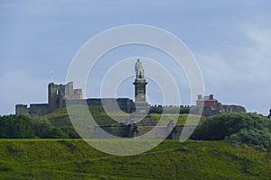 Cuthbert Collingwood Monument at the mouth of the Tyne near Newcastle