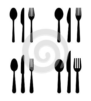 cutlery icon set