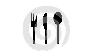 Cutlery set kitchen equipment illustration