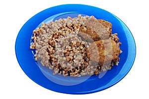 Cutlet buckwheat food