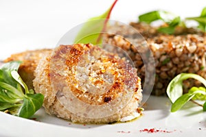 Cutlet with Buckwheat