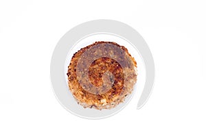 cutlet isolated on white background