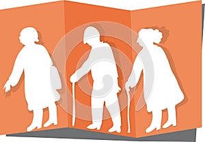 Cutout elderly