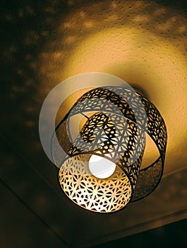 Cutout metal light shade