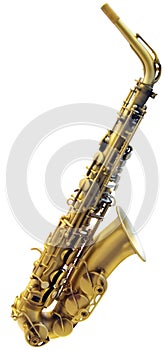 Cutout of Saxophone