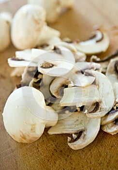 Cutted champignons
