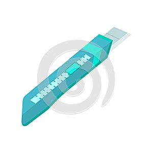 Cutter hardware icon. Flat illustration of cutter hardware vector icon