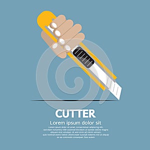 Cutter paper knife.