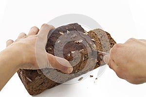 Cutting Brown Bread