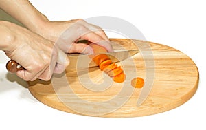 Cutting carrot process