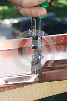 Cutting copper