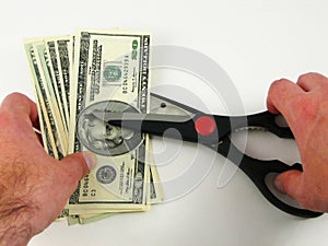 Cutting Costs - Scissors and Dollars
