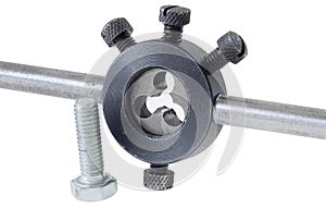 Cutting die on a white background, clipping path