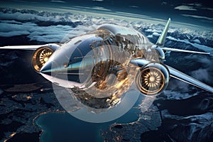 cutting-edge aerospace technology in motion