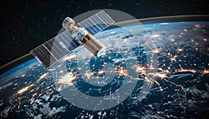 Cutting edge satellite for global connectivity and precision gps navigation system