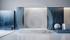 Cutting-Edge Tech Manufacturing Concept Design photo
