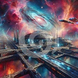 The Cutting-Edge Technology of Future Spacecraft in the Galaxy photo