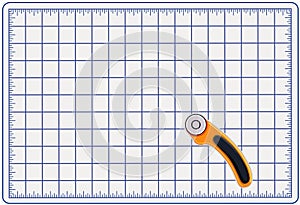 Cutting Mat with Rotary Cutter