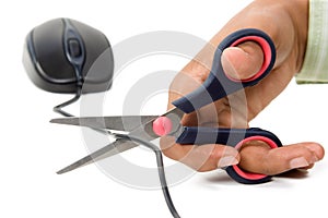 Cutting of mouse wire
