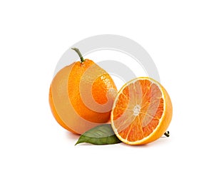 Cutting of a orange photo