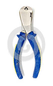 Cutting plier on white