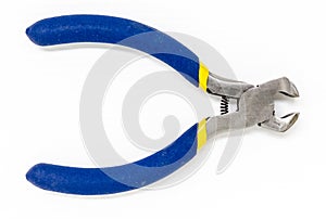 Cutting plier on white