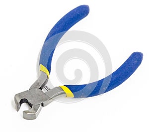 Cutting plier on white