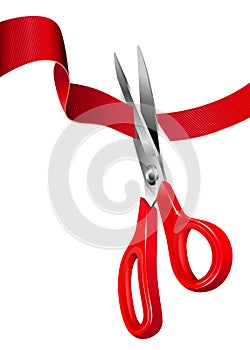 Cutting the Red Ribbon - opening ceremony