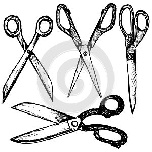 Cutting scissors