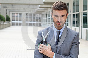 Cutting with scissors something that upsets you