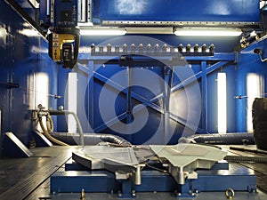 The cutting tool in aerospace industry.