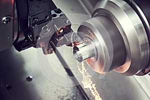 Cutting tool at metal working on lather machine