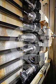 Cutting tool in the tool shop of a CNC milling machine