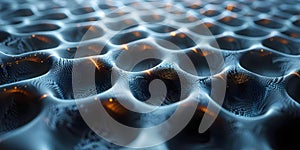 Cuttingedge carbon nanomaterial structures like nanotubes and graphene are depicted in a 3D photo