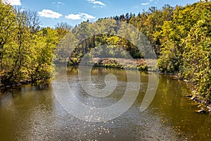 Cuyahoga River in Autumn