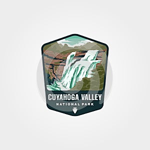 Cuyahoga valley national park logo vector symbol illustration design, national park emblem