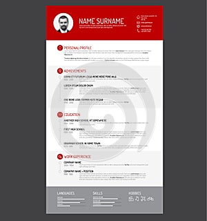 Cv / resume template