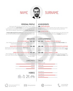 Cv / resume template