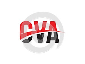 CVA Letter Initial Logo Design Vector Illustration photo