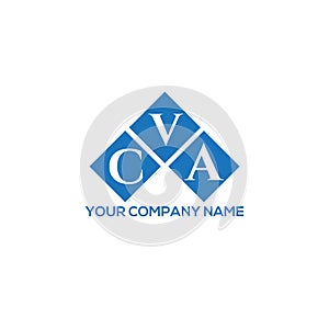 CVA letter logo design on white background. CVA creative initials letter logo concept. CVA letter design