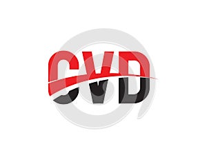 CVD Letter Initial Logo Design Vector Illustration photo