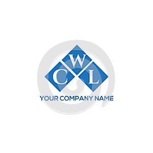 CWL letter logo design on white background.  CWL creative initials letter logo concept.  CWL letter design