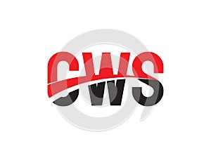 CWS Letter Initial Logo Design Vector Illustration