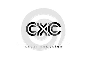 CXC Creative Unique Modern Letter Logo Design