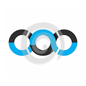 CXC, OOO, COC, COD, OXO initials geometric logo