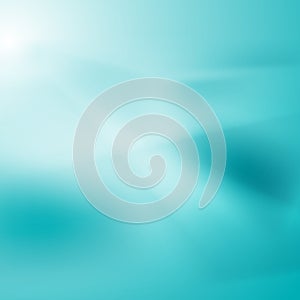 Cyan turquoise abstract soft gradient background