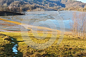 Cyanide lake at Geamana Romania