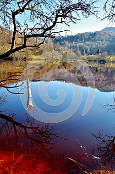 Cyanide lake at Geamana Romania photo